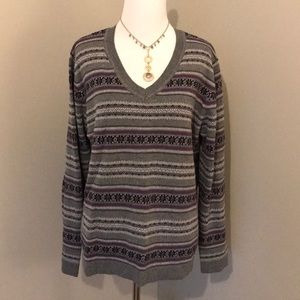 ❎DONATED❎ Croft and Barrow Alpine V-Neck Sweater